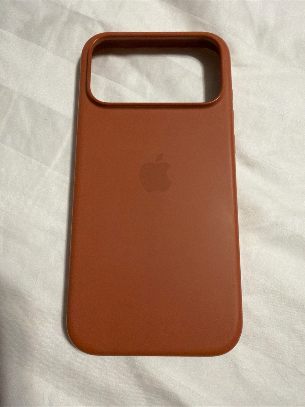 iPhone 17 pro max Apple Silicone iPhone Case in terracotta
